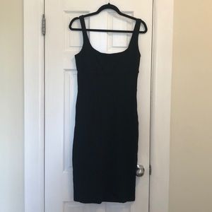 Diane von Furstenberg black bodycon dress